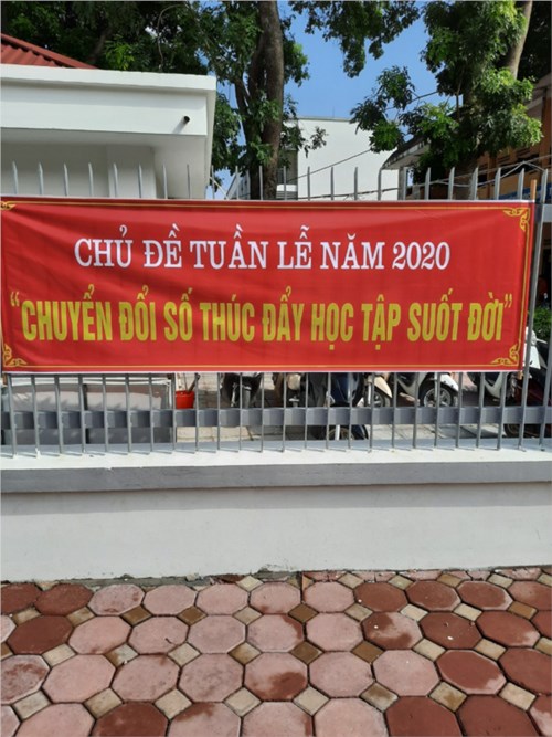 Liên đội phát động và tổ chức:  Hưởng ứng tuần lễ học tập suốt đời  năm 2020